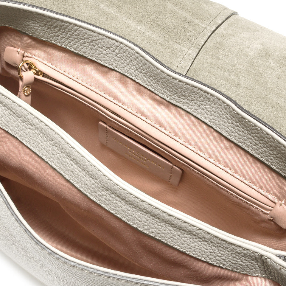 Gianni Chiarini borsa a spalla in pelle "Helena Round" Bianco BS6037GRN-NA.3890 MARBLE