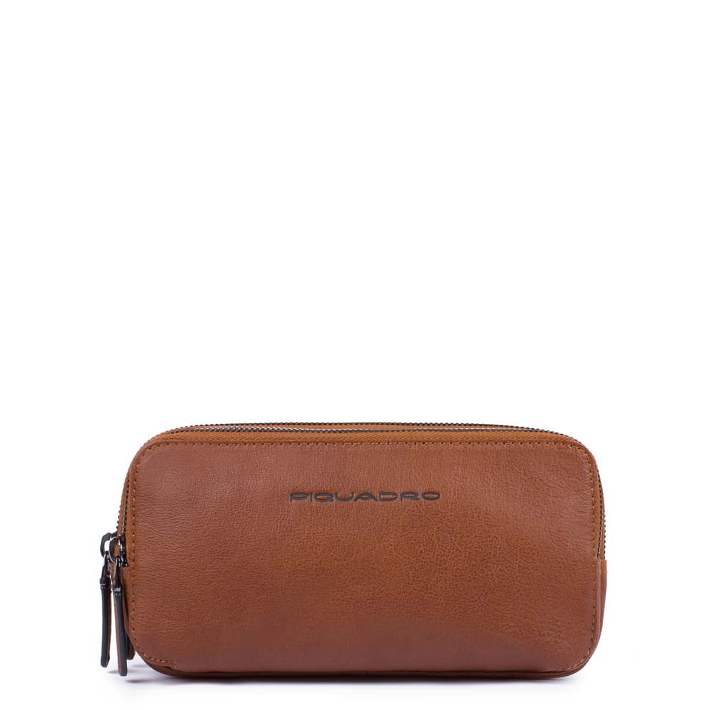 Piquadro pochette in pelle "B3 - Black Square" Cuoio AC2141B3.CU