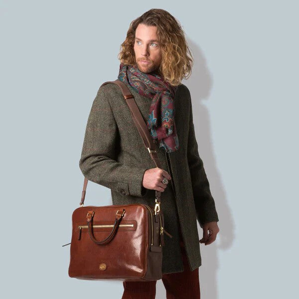 The Bridge borsa da lavoro in pelle "Story" Marrone 06350001.14