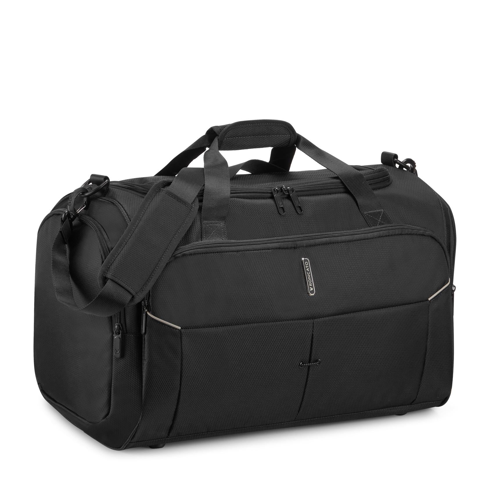 Roncato borsone in tessuto "Ironik 2 Nero 415305.01 NERO