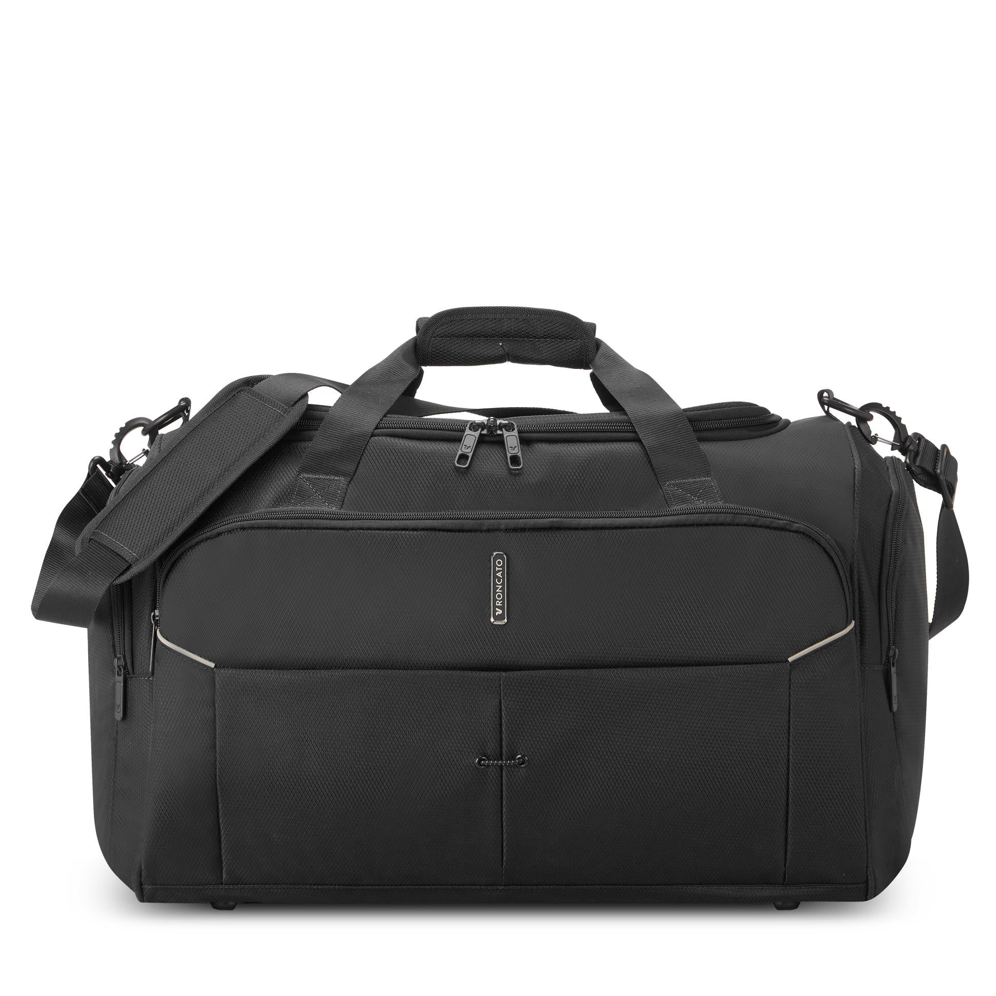 Roncato borsone in tessuto "Ironik 2 Nero 415305.01 NERO