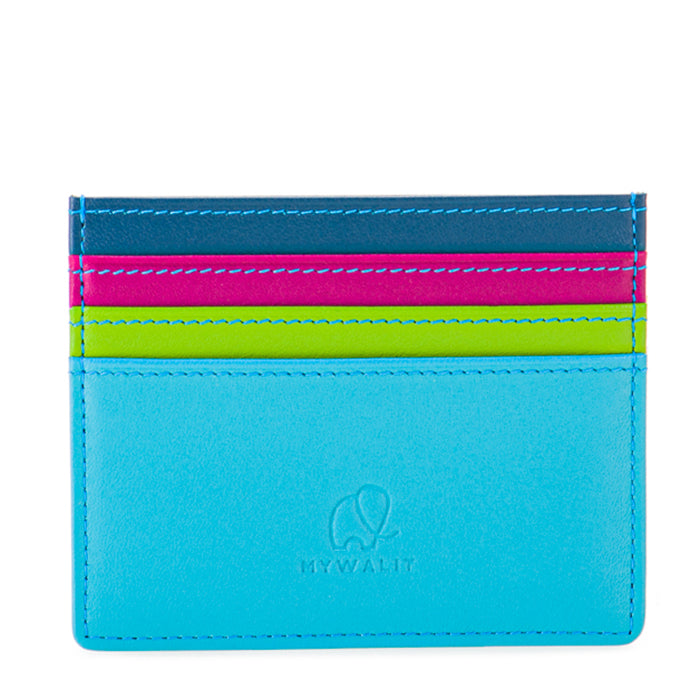 Mywalit porta carte di credito in pelle "Classic" Multicolor 110.171 LIGURIA