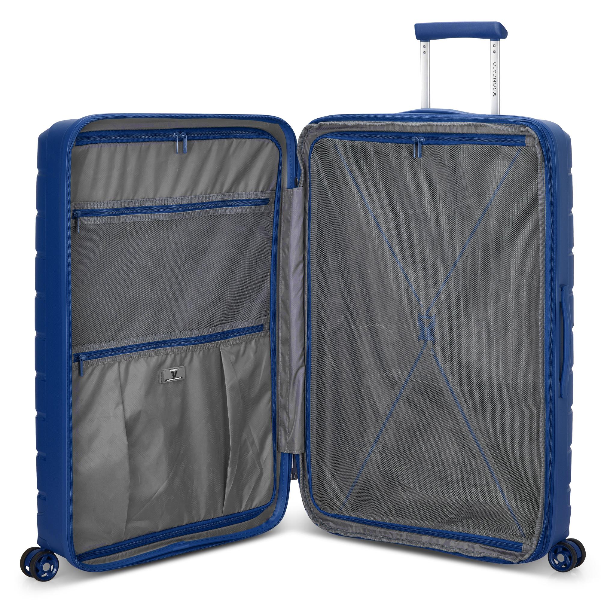Roncato trolley grande in polipropilene "B-Flying" Blu 418181.23 BLU NOTTE