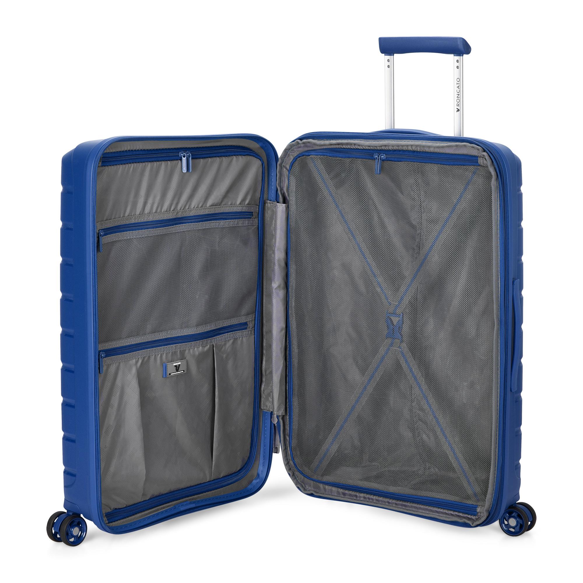 Roncato trolley medio in polipropilene "B-Flying" Blu 418182.23 BLU NOTTE