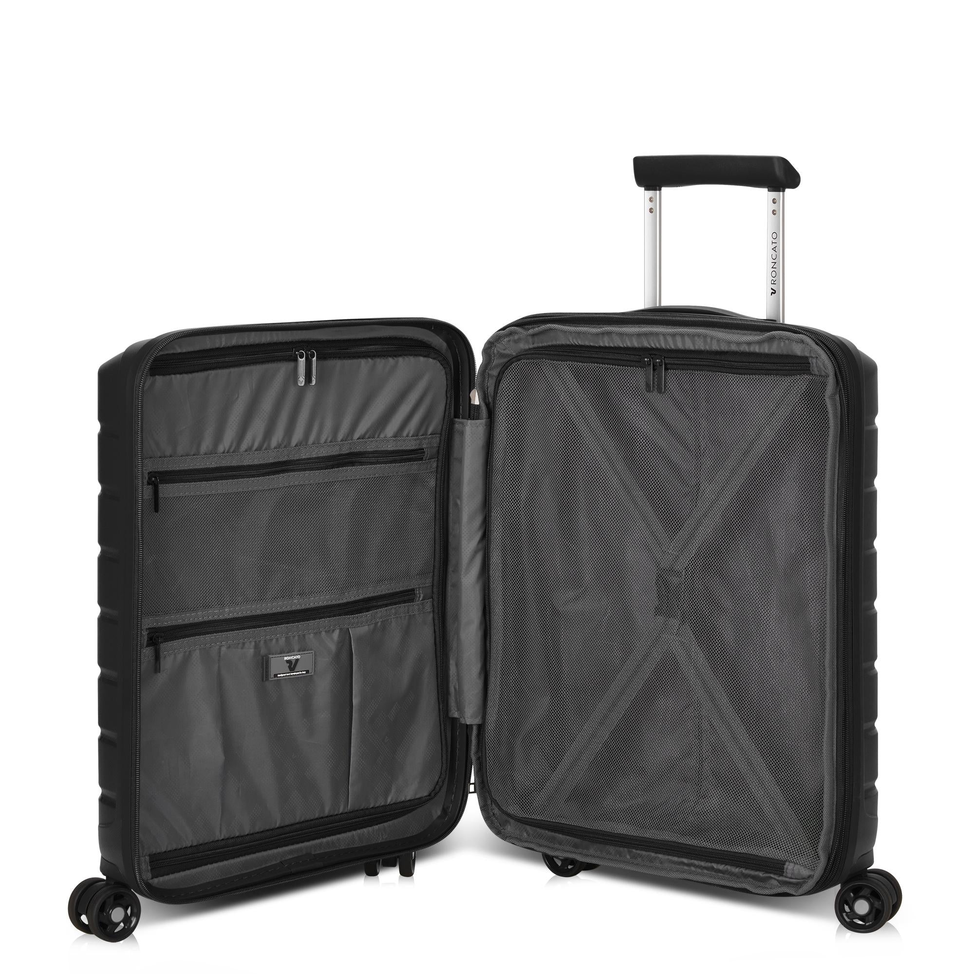 Roncato trolley cabina in polipropilene "B-Flying" Nero 418183.01 NERO