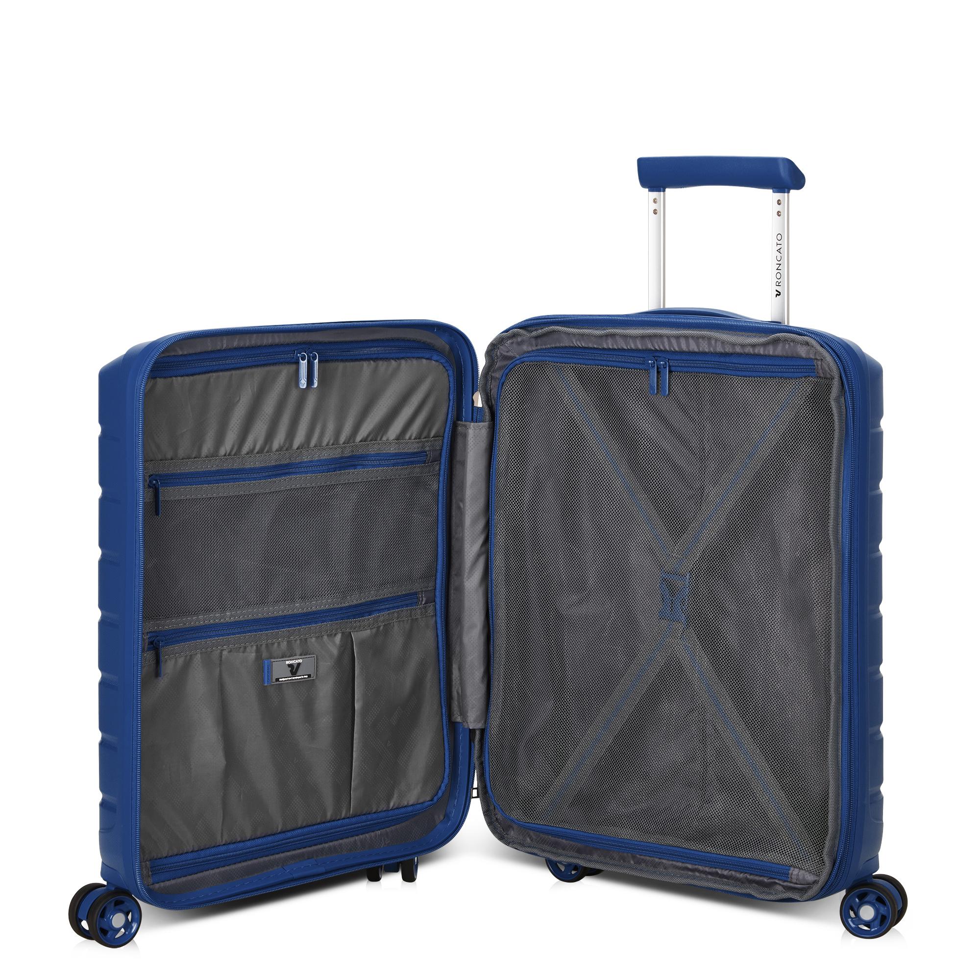 Roncato trolley cabina in polipropilene "B-Flying" Blu 418183.23 BLU NOTTE