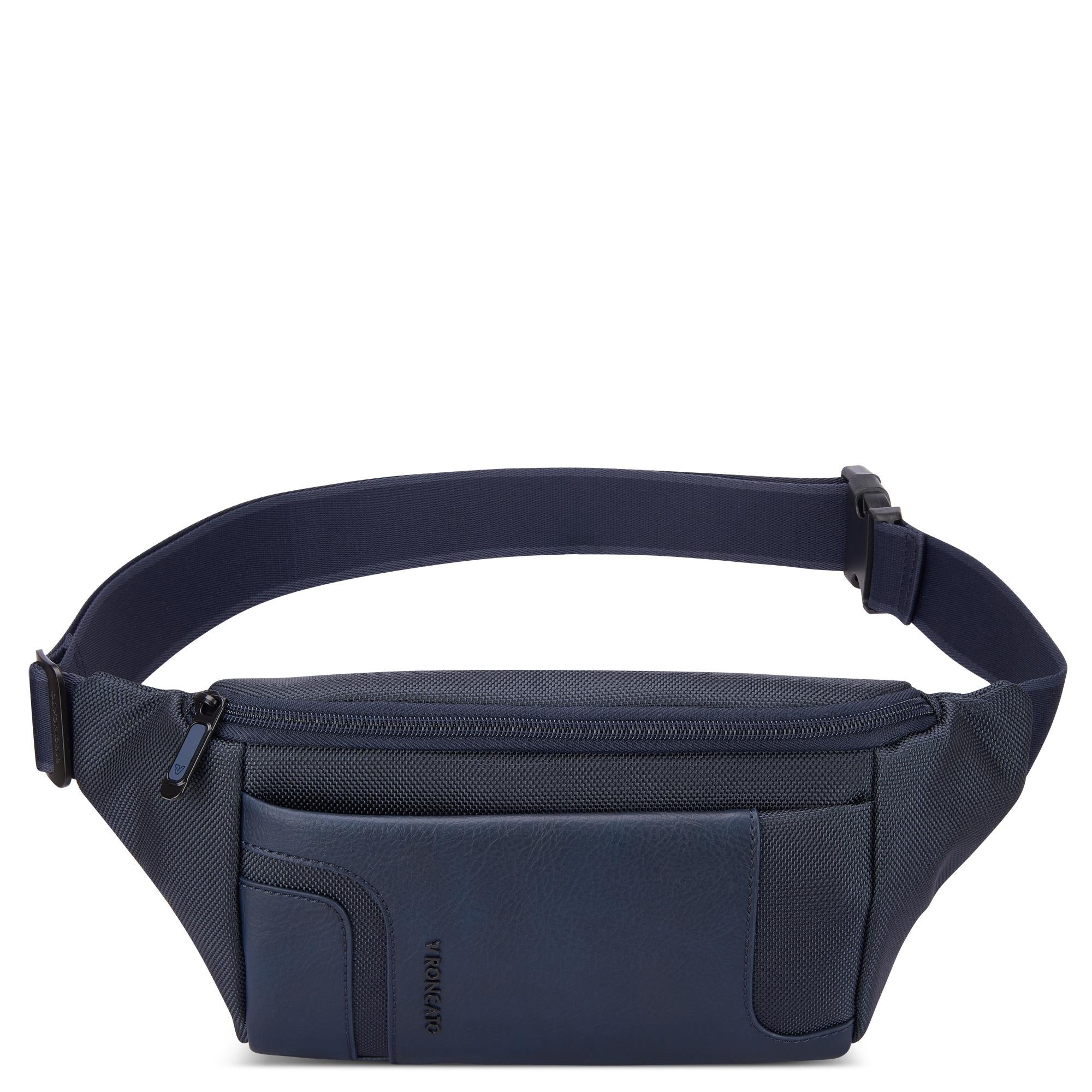 Roncato marsupio in tessuto ed ecopelle "Panama 4 Blu 400897.23