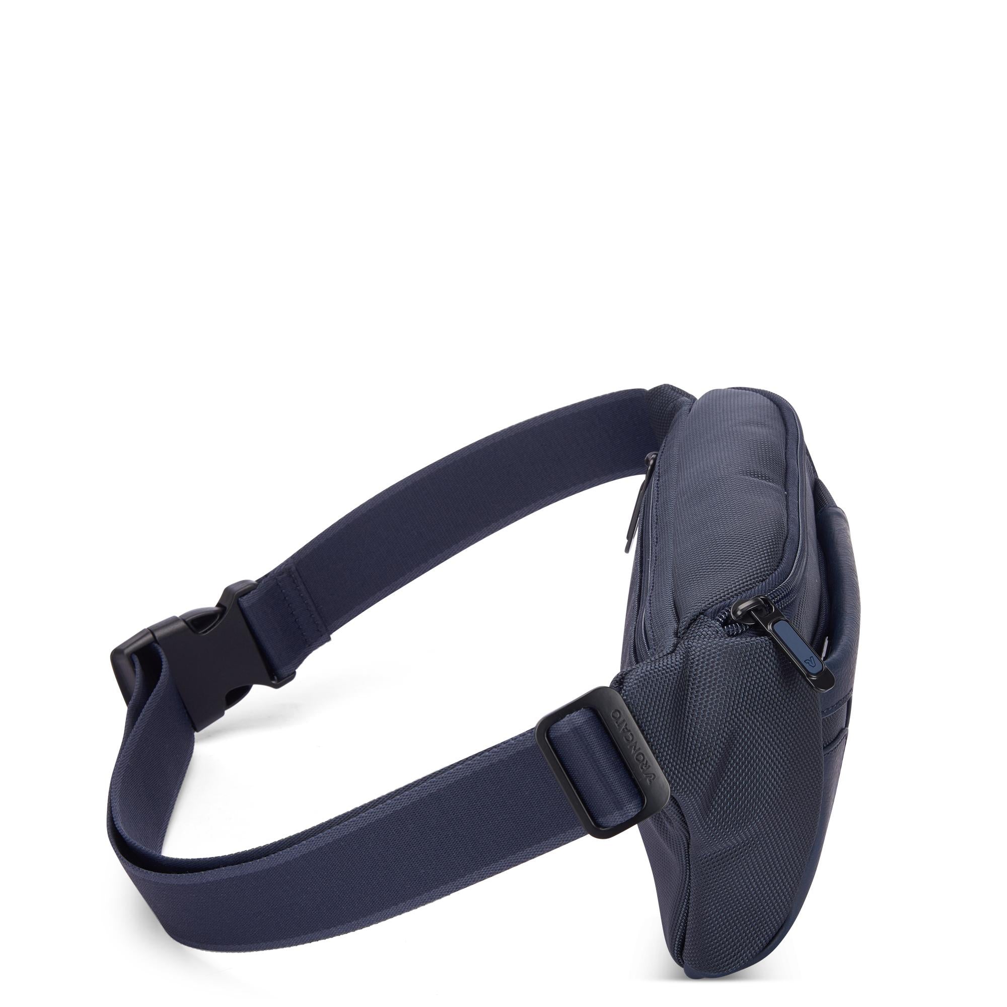 Roncato marsupio in tessuto ed ecopelle "Panama 4 Blu 400897.23