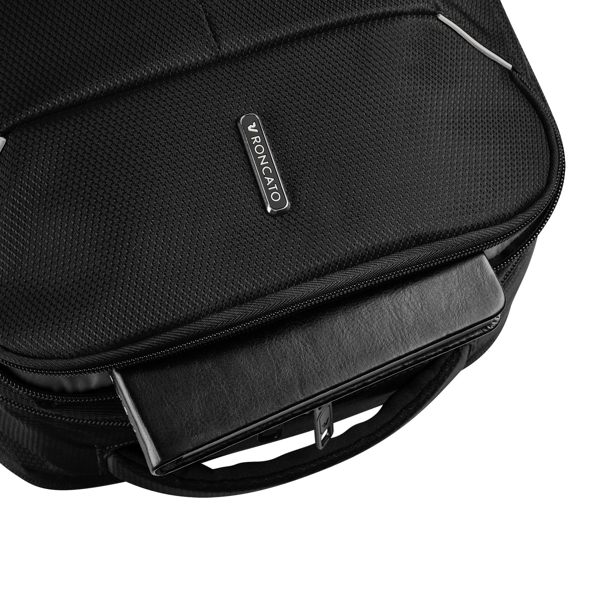 Roncato zaino in tessuto "Ironik 2 Nero 415336.01 NERO
