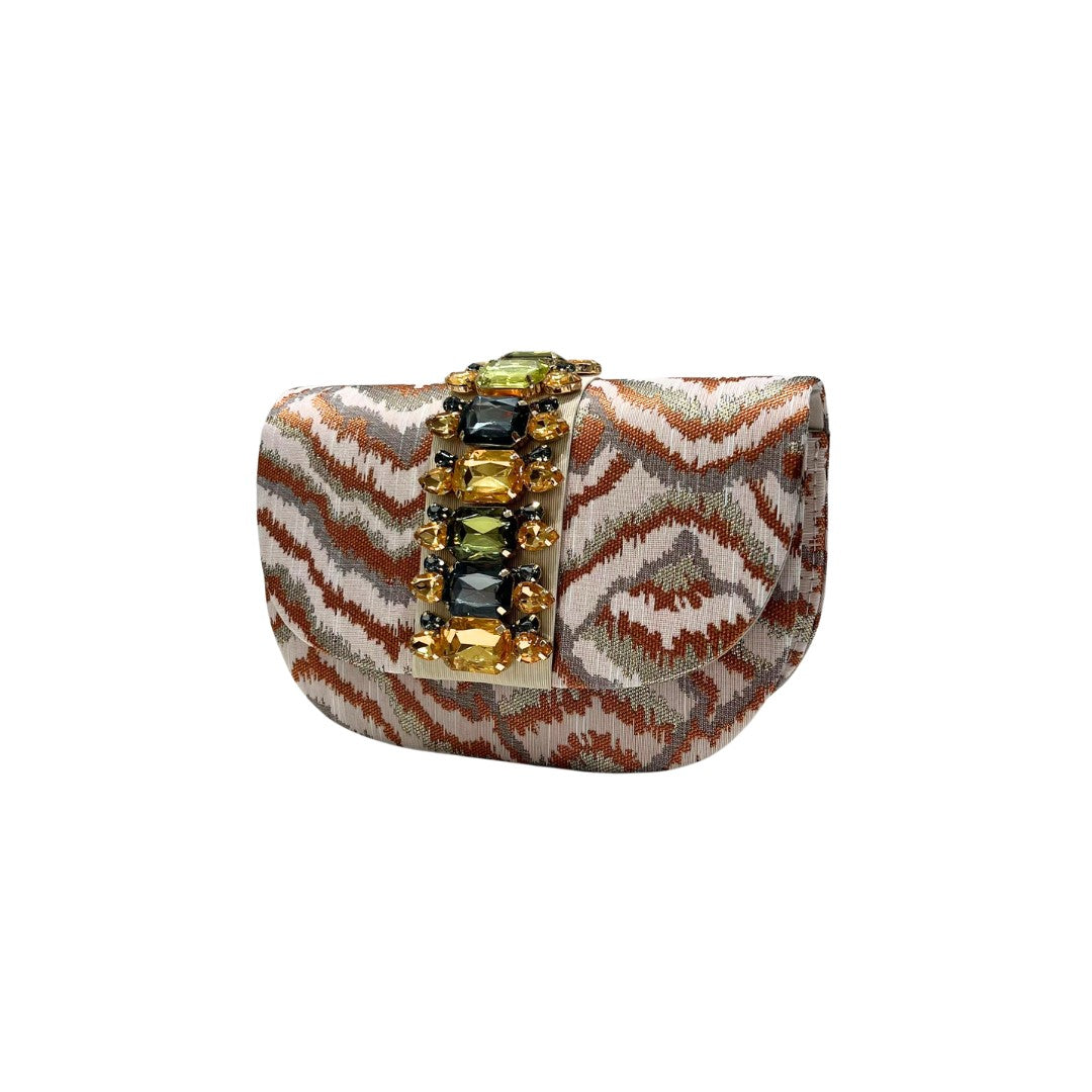 Nalì borsa a spalla in tessuto "Carla" Multicolor WIPC0108.ARANCIO