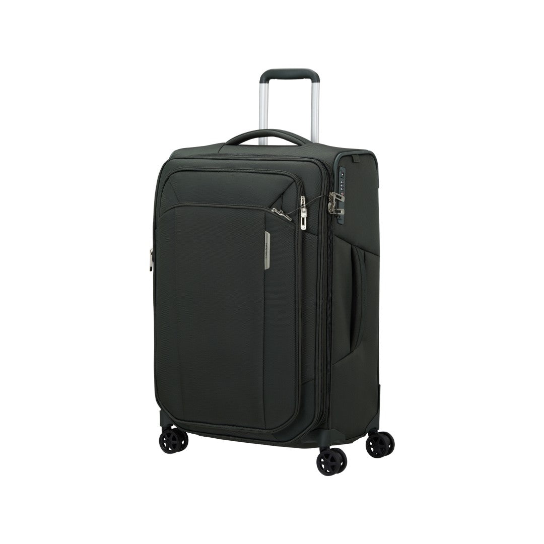 Samsonite trolley medio in tessuto "Respark" Verde 143330.1339 FOREST GREEN