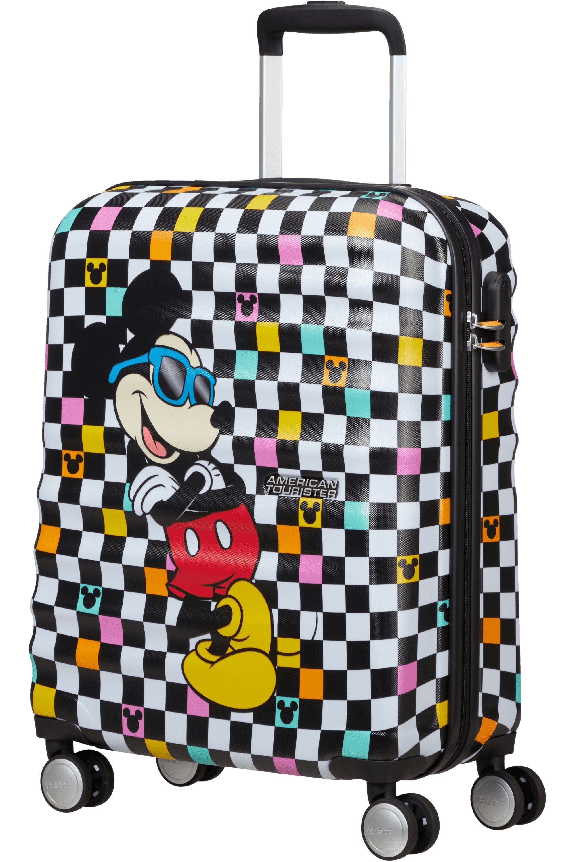 American Tourister trolley cabina in abs "Wavebreaker Disney" Multicolor 85667.A080 MICKEY CHECK