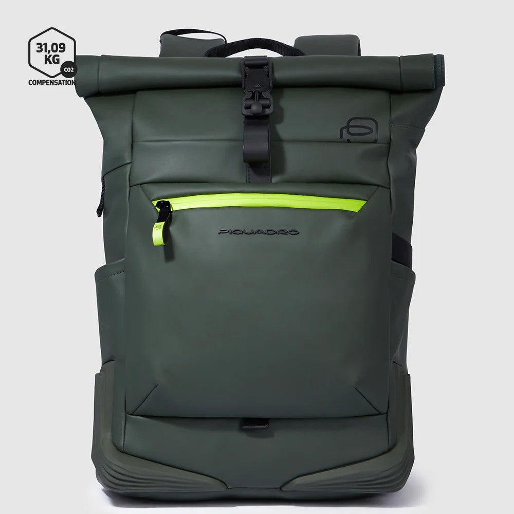 Piquadro zaino in tessuto "C2O" Verde CA6291C2OW.VE