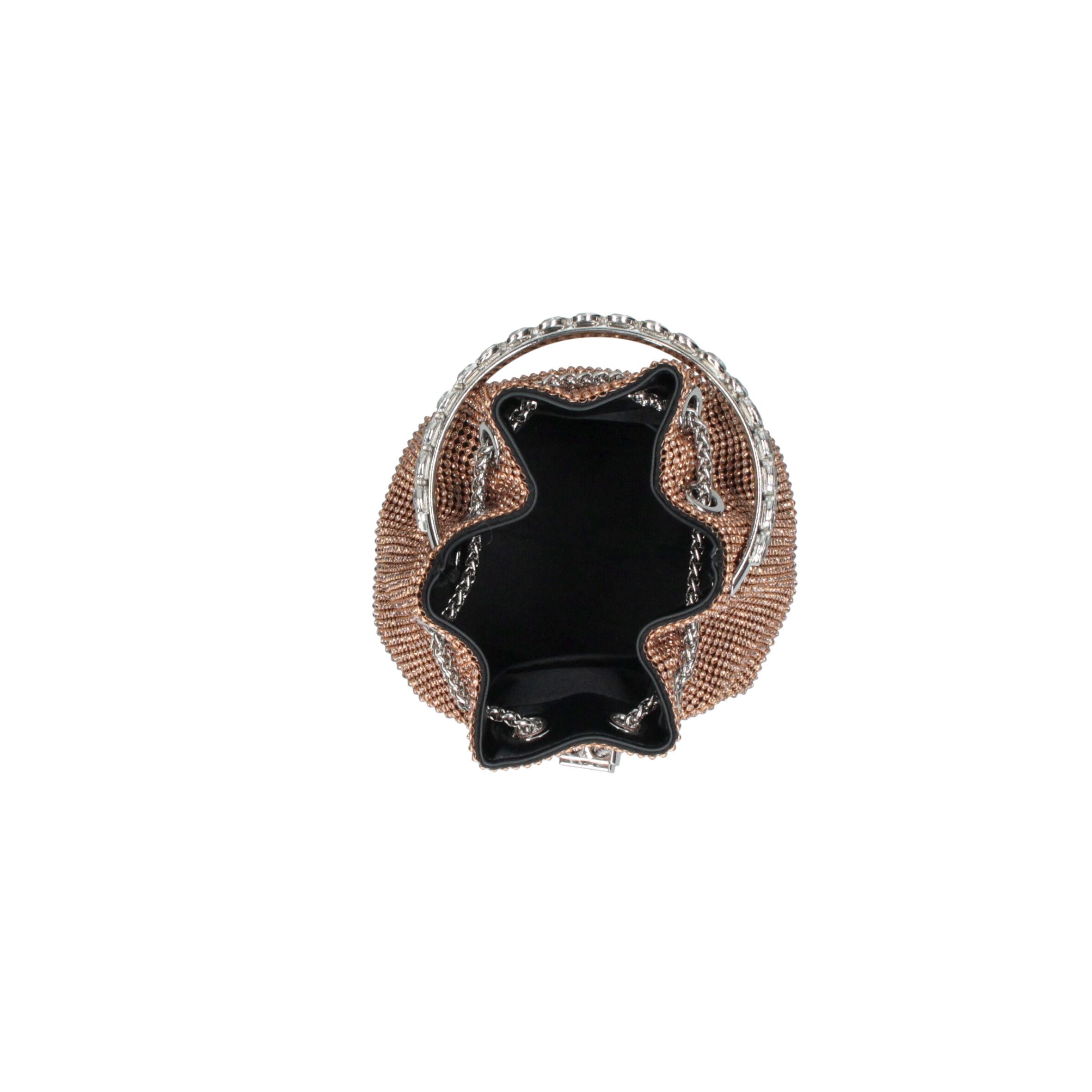 REBELLE borsa a mano in tessuto "Funny" Oro 1WR102TX0142.A642 PLATINUM