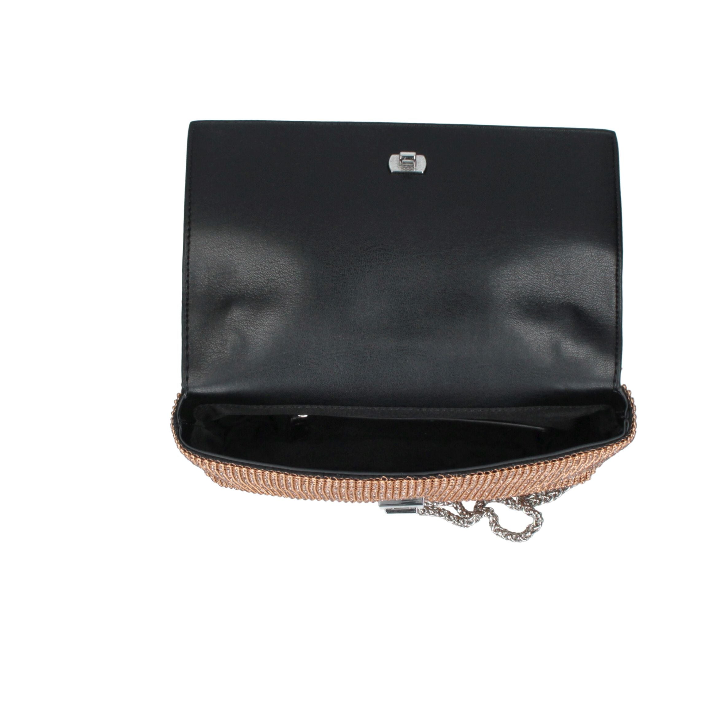 REBELLE borsa a spalla in tessuto "Sparkly" Oro 1WR104TX0142.A642 PLATINUM