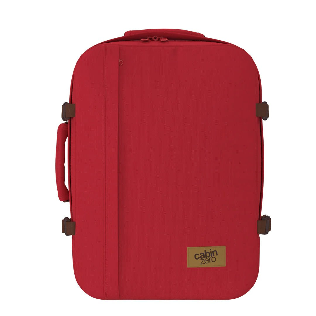 Cabin Zero zaino 44L da viaggio in tessuto "Classic" Rosso CZ06.2303 LONDON RED