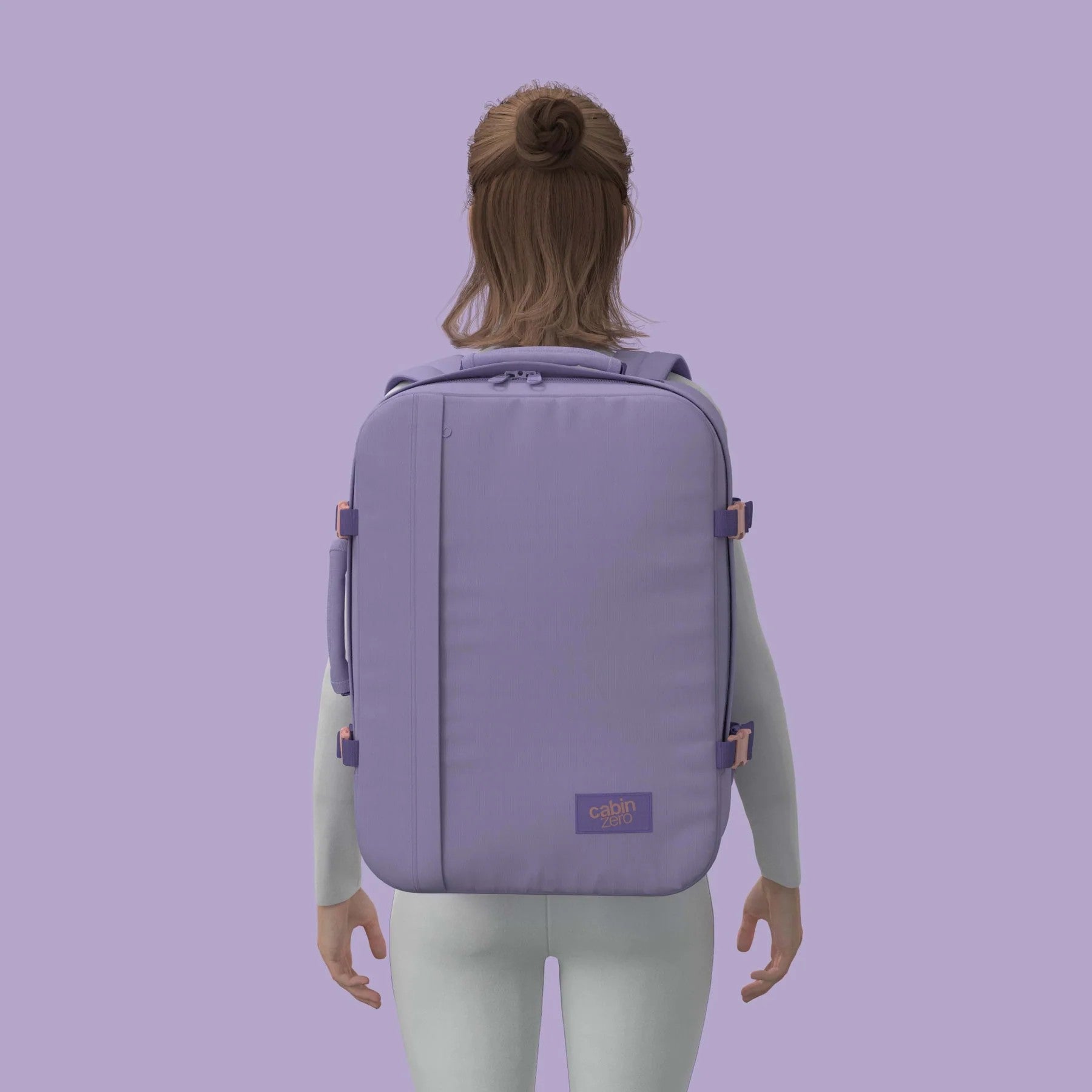 Cabin Zero zaino 44L da viaggio in tessuto "Classic" Viola CZ06.2304 SMOKEY VIOLET