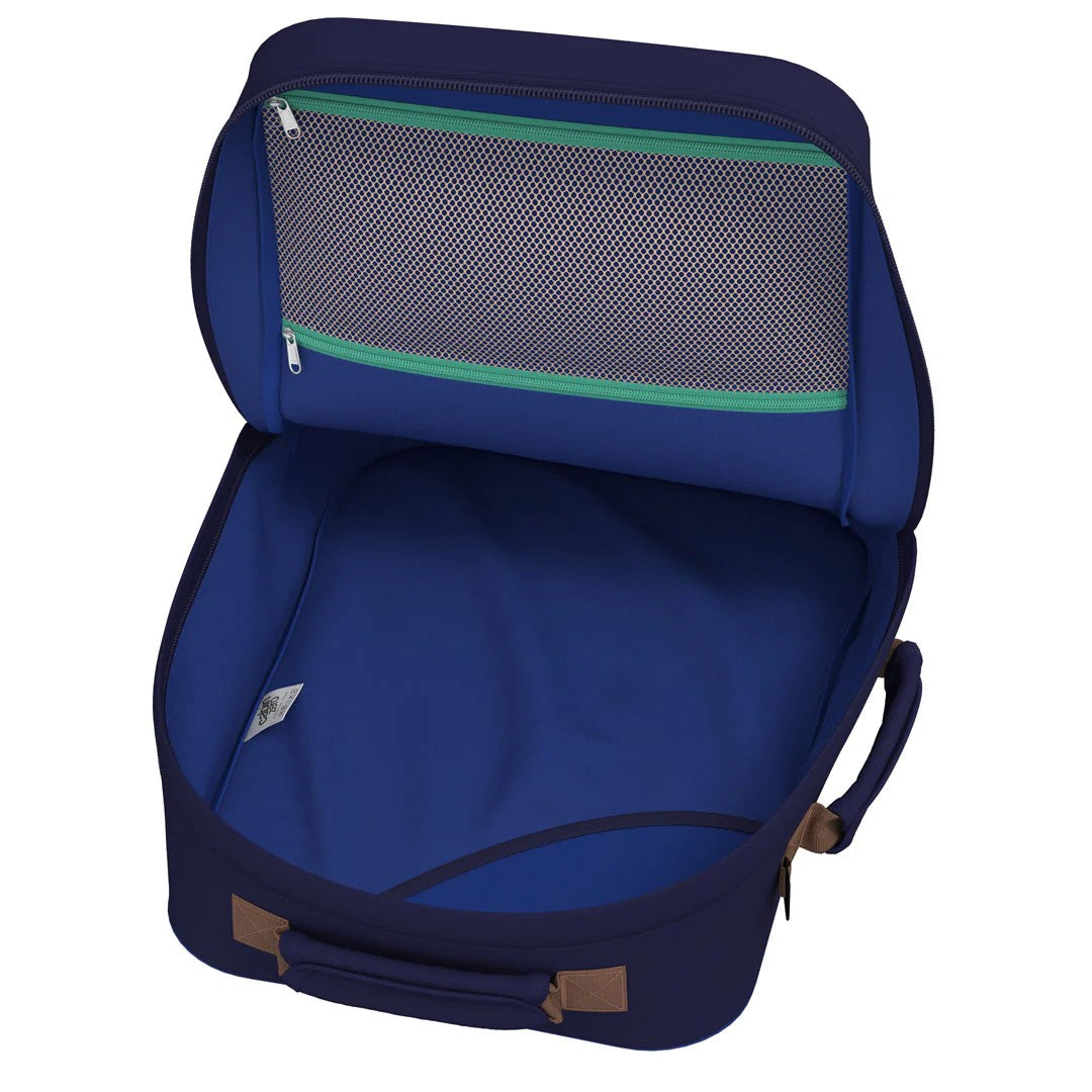 Cabin Zero zaino 44L da viaggio in tessuto "Classic" Blu CZ06.2305 DEEP OCEAN