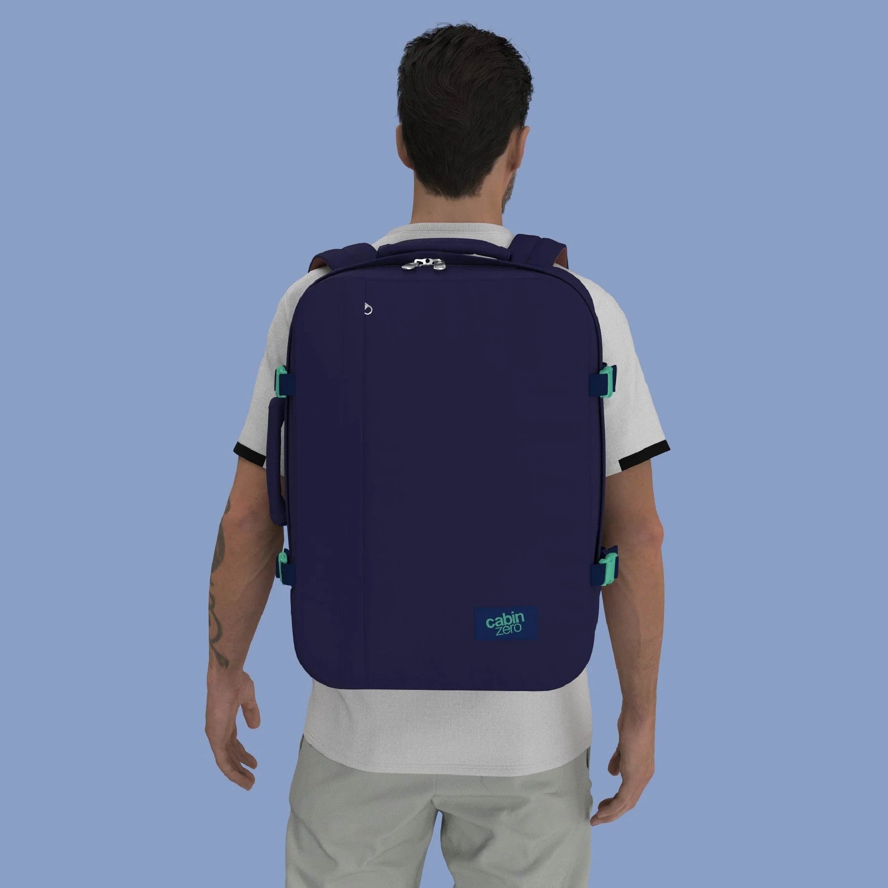 Cabin Zero zaino 44L da viaggio in tessuto "Classic" Blu CZ06.2305 DEEP OCEAN
