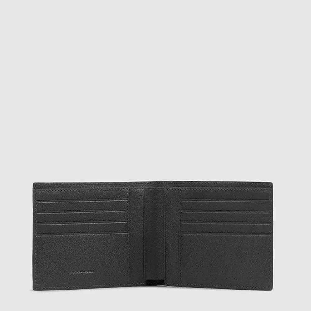 Piquadro portafogli in pelle "Black Square" Nero PU6190B3R.N