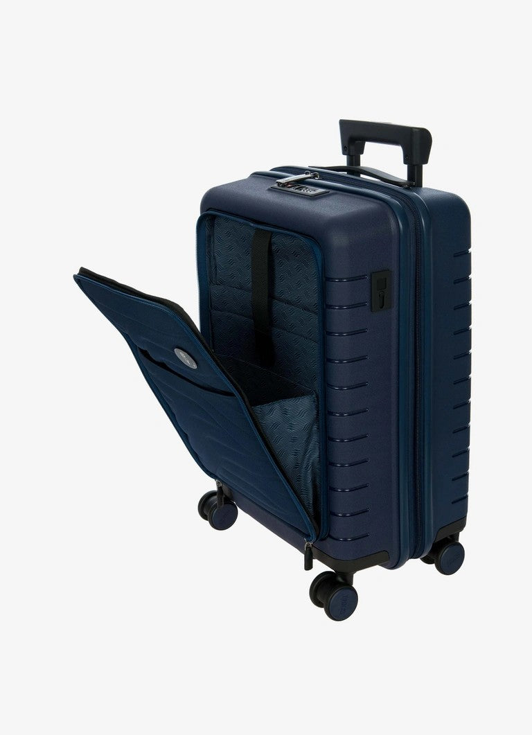 Bric's trolley cabina espandibile in polipropilene "Ulisse" Blu B1Y08428.050 OCEANO