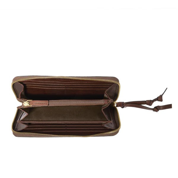 The Bridge portafogli in pelle "Domitilla" Marrone 017533BX.14