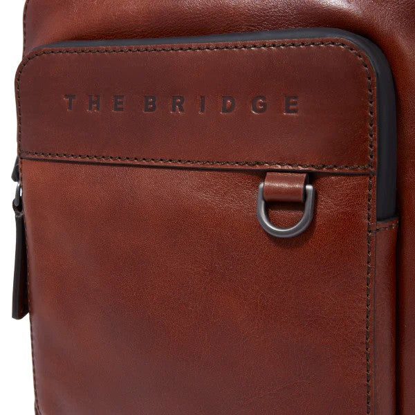 The Bridge borsello in pelle "Damiano" Marrone 053403EX.1A