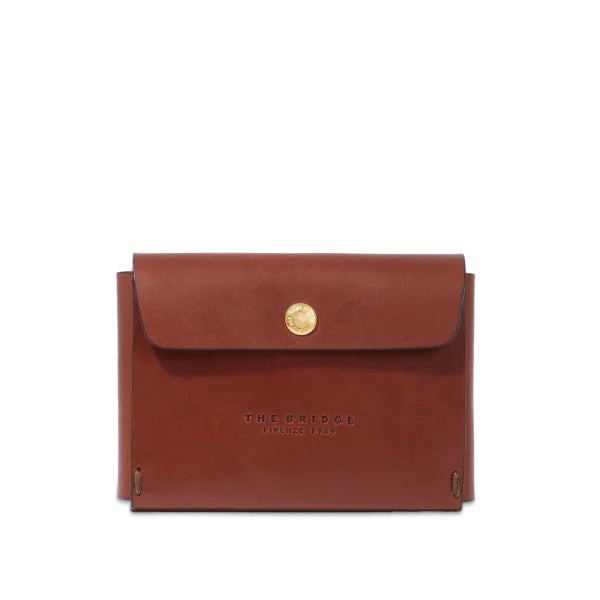 The Bridge porta carte (+carte da gioco) in pelle "Lifestyle" Marrone 09223301.14