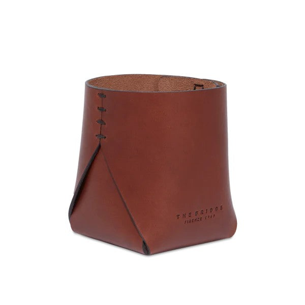 The Bridge portapenne in pelle "Lifestyle" Marrone 09225301.14