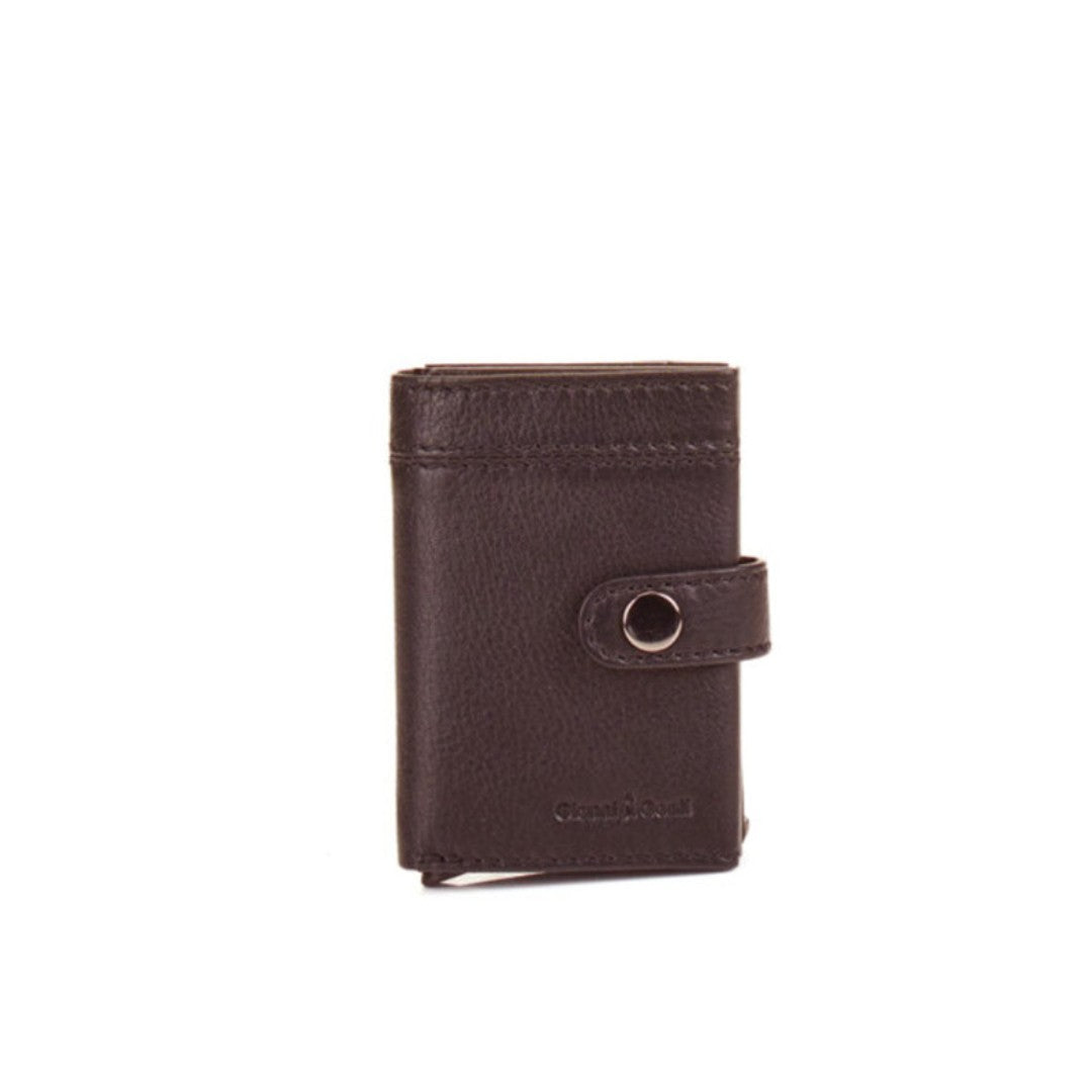 Gianni Conti portafogli compatto in pelle "Casual" Marrone 1817107.28