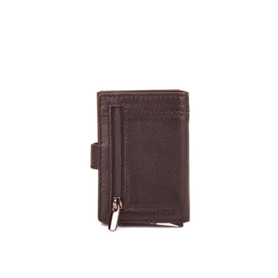 Gianni Conti portafogli compatto in pelle "Casual" Marrone 1817107.28