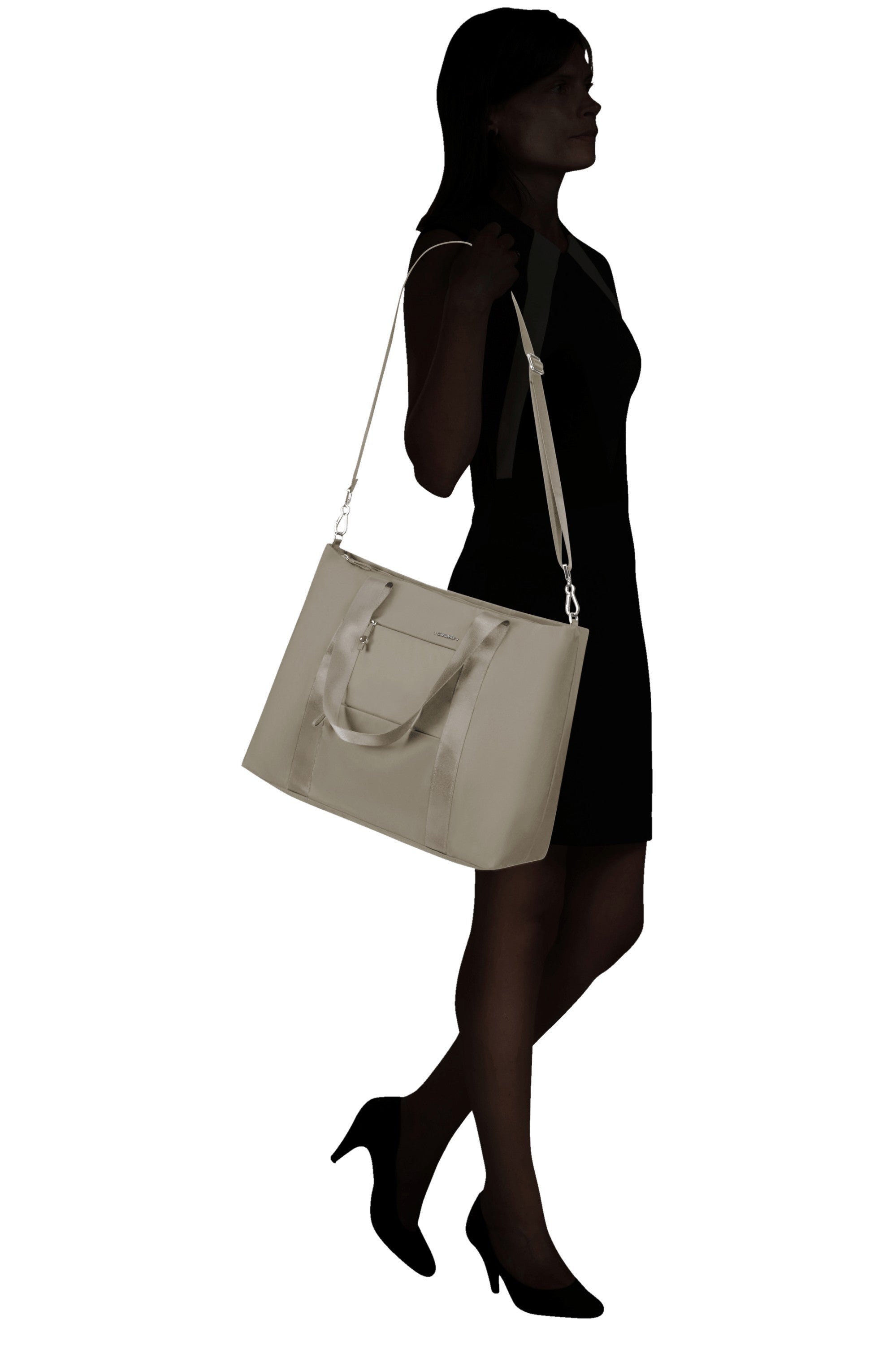 Samsonite borsa shopping in tessuto "Move 4 Grigio 147889.2318 STONE