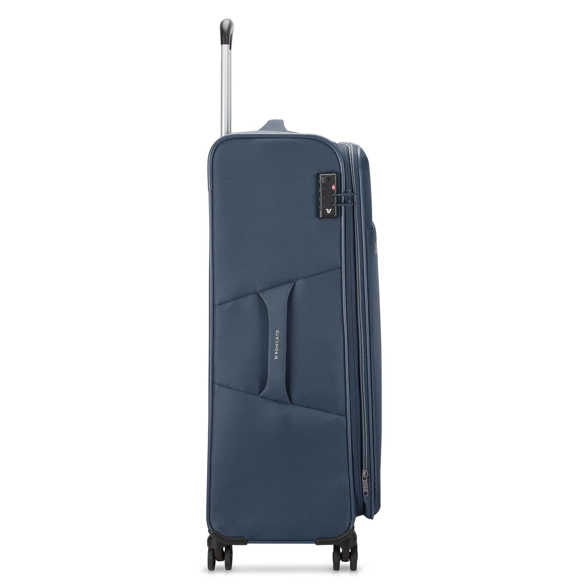 Roncato trolley grande in tessuto "Jazz" Blu 414641.23 BLU NOTTE