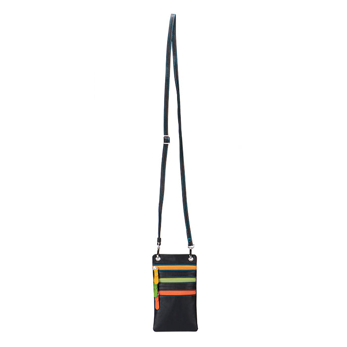 Mywalit porta documenti da collo in pelle "Classic" Multicolor 5001.4 BLACK/PACE