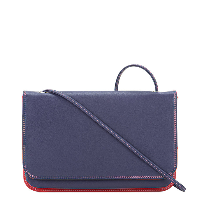Mywalit portafogli con tracolla in pelle "Classic" Multicolor 5003.75 SANGRIA MULTI