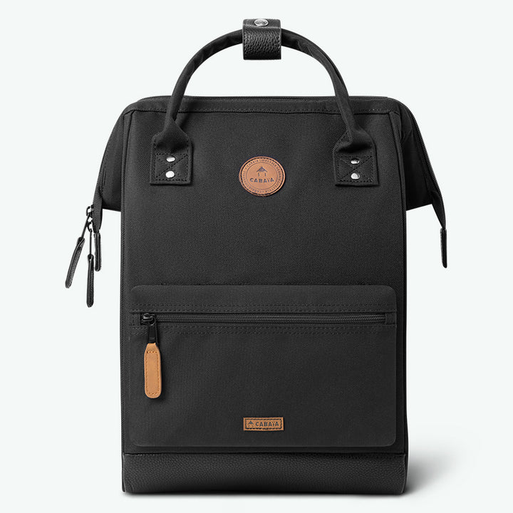 CABAIA zaino in tessuto "Adventurer" Nero ADV-M.360 BERLIN