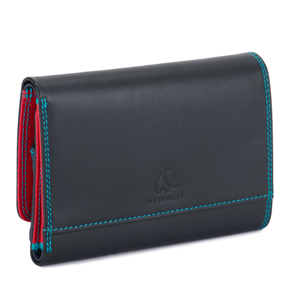 Mywalit portafogli in pelle "Classic" Multicolor 1278.4 BLACK/PACE