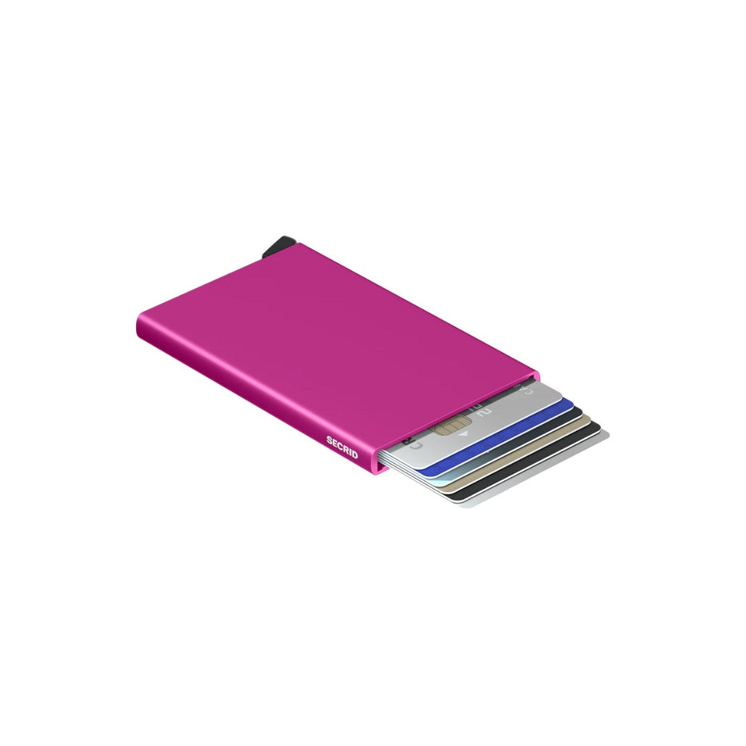 Secrid porta carte di credito in alluminio "Cardprotector" Fucsia C.FUCHSIA