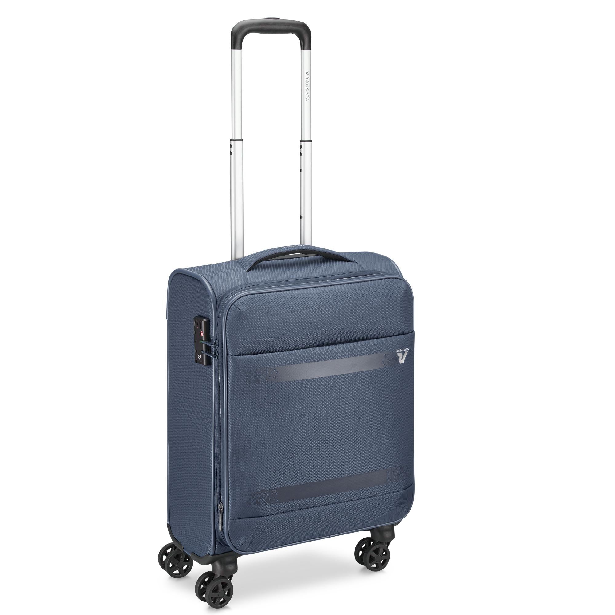Roncato trolley cabina in tessuto "Jazz" Blu 414643.23 BLU NOTTE