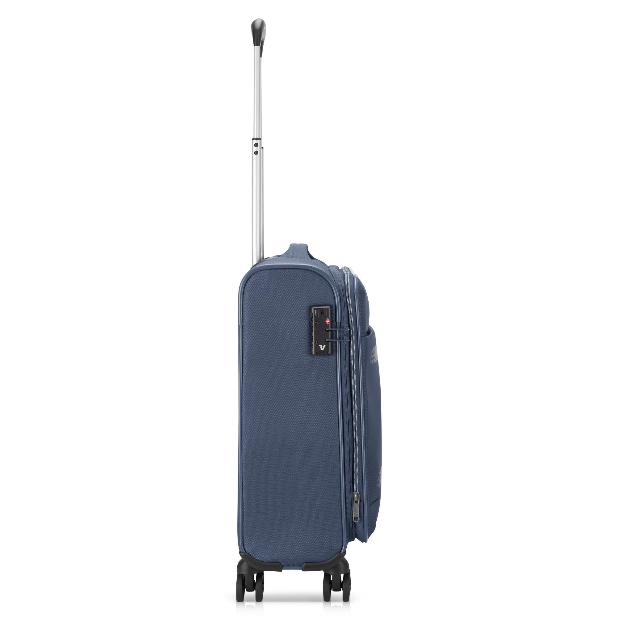Roncato trolley cabina in tessuto "Jazz" Blu 414643.23 BLU NOTTE