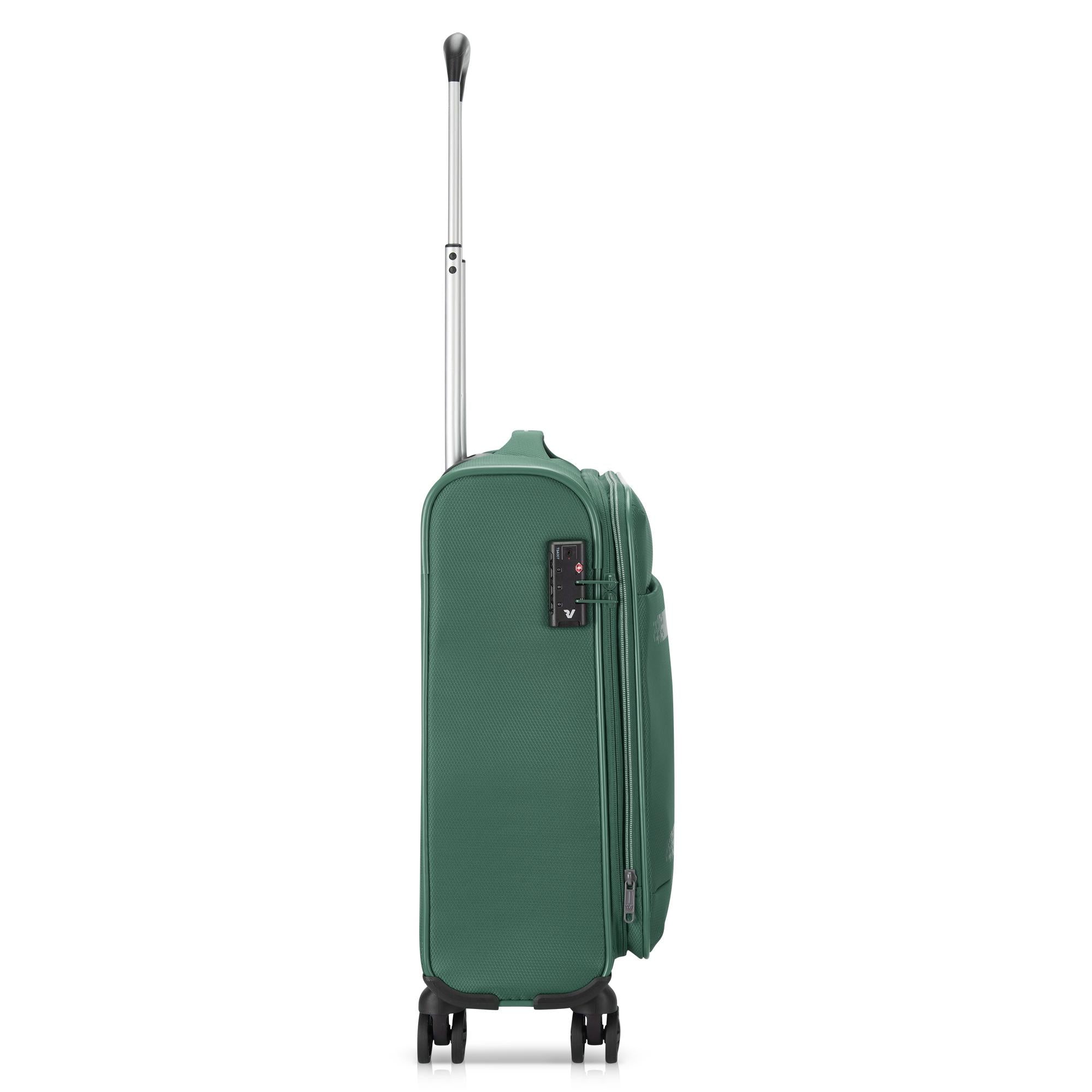 Roncato trolley cabina in tessuto "Jazz" Verde 414643.87 VERDE BOTTIGLIA