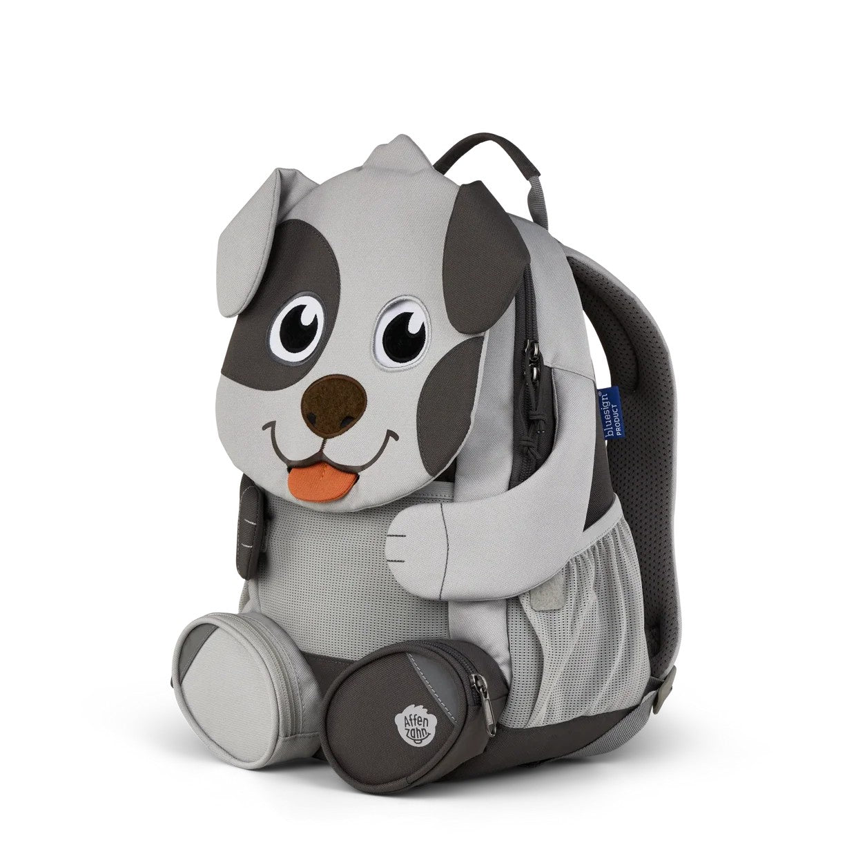 Affenzahn zainetto kids in tessuto Grigio GRANDE AMICO.CANE