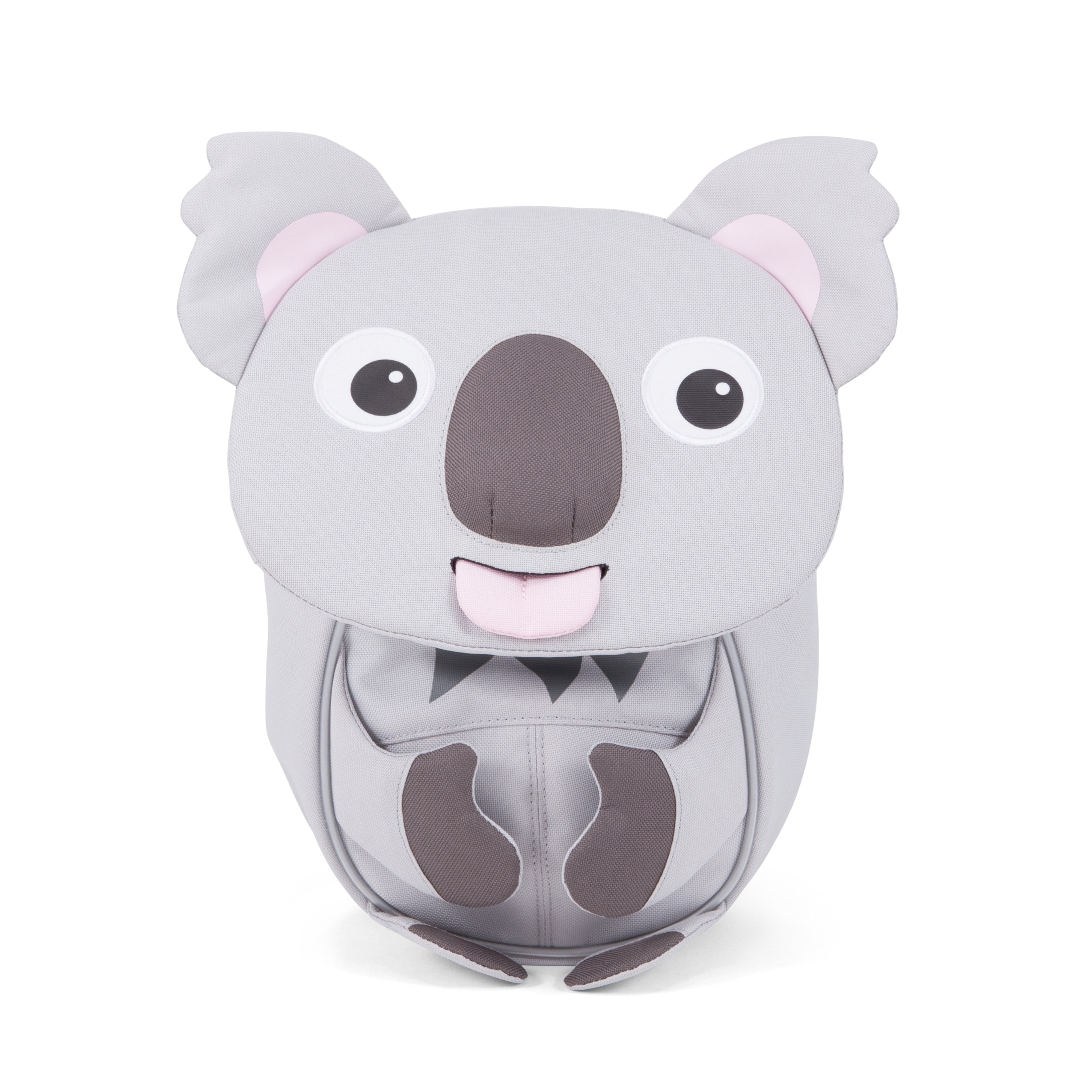 AFFENZAHN zainetto kids in tessuto Grigio PICCOLO AMICO.KOALA