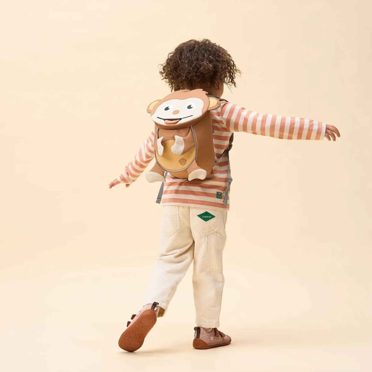 Affenzahn zainetto kids in tessuto Marrone PICCOLO AMICO.SCIMMIA
