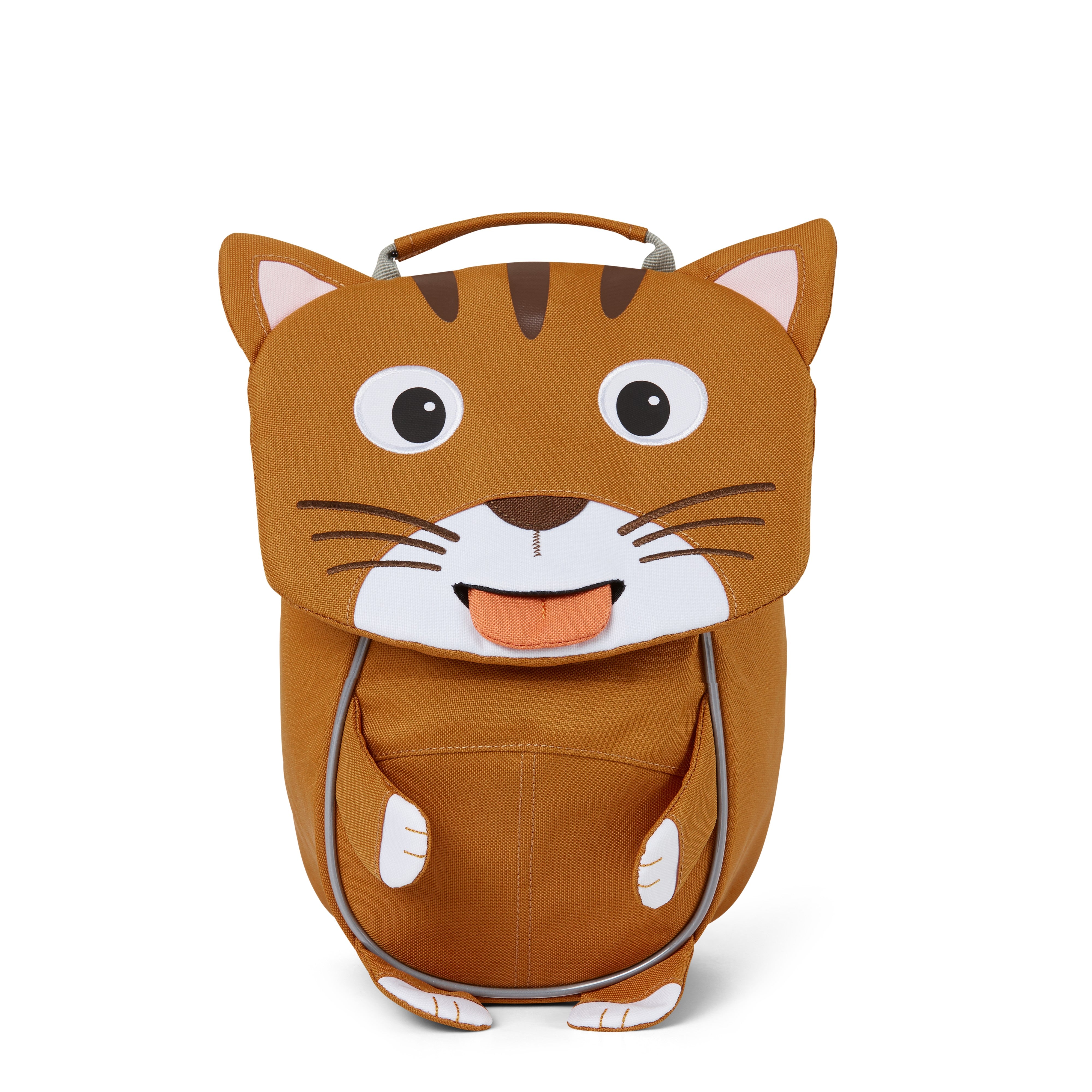 AFFENZAHN zainetto kids in tessuto Beige PICCOLO AMICO.GATTO