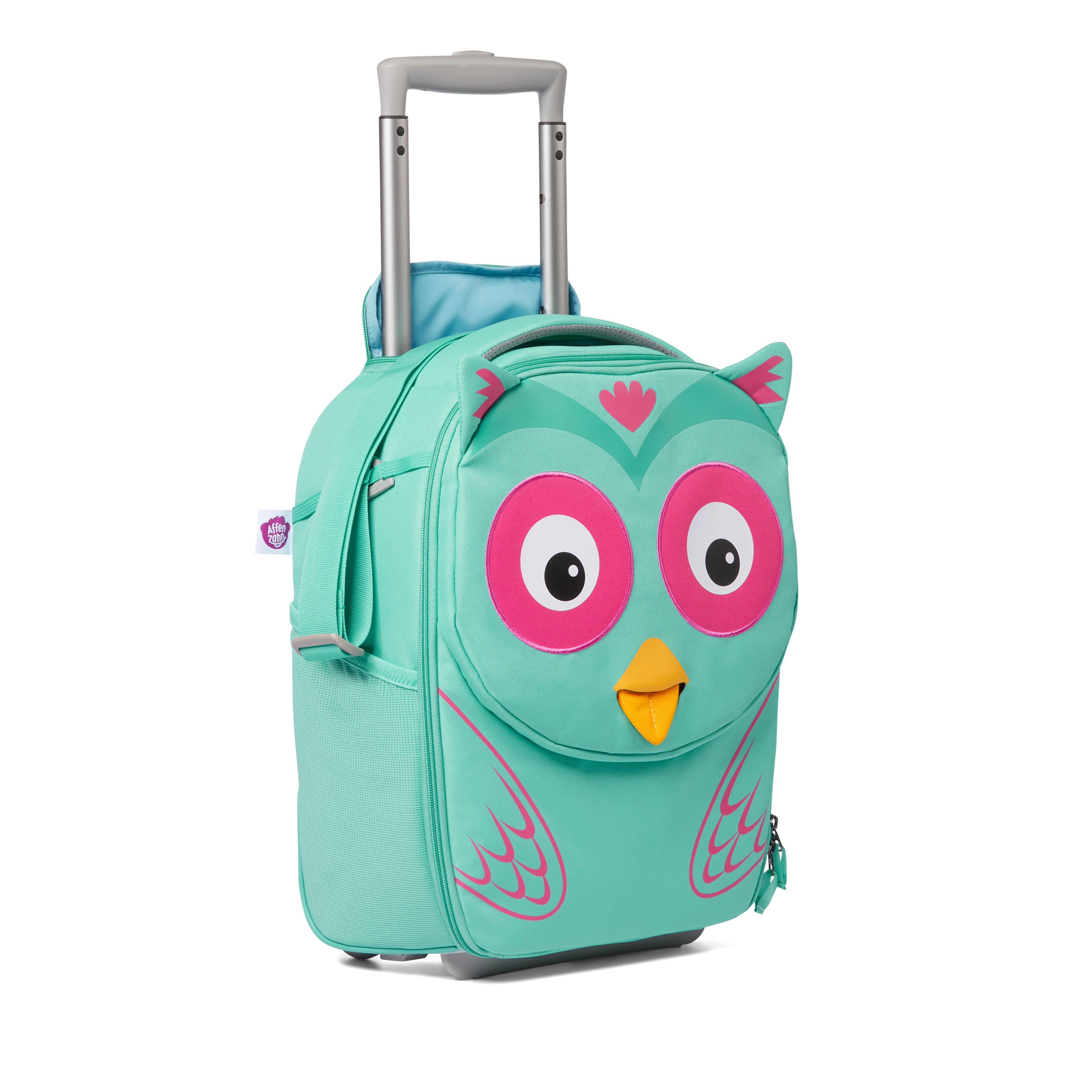 AFFENZAHN trolley kids in tessuto Verde acqua TROLLEY.GUFO