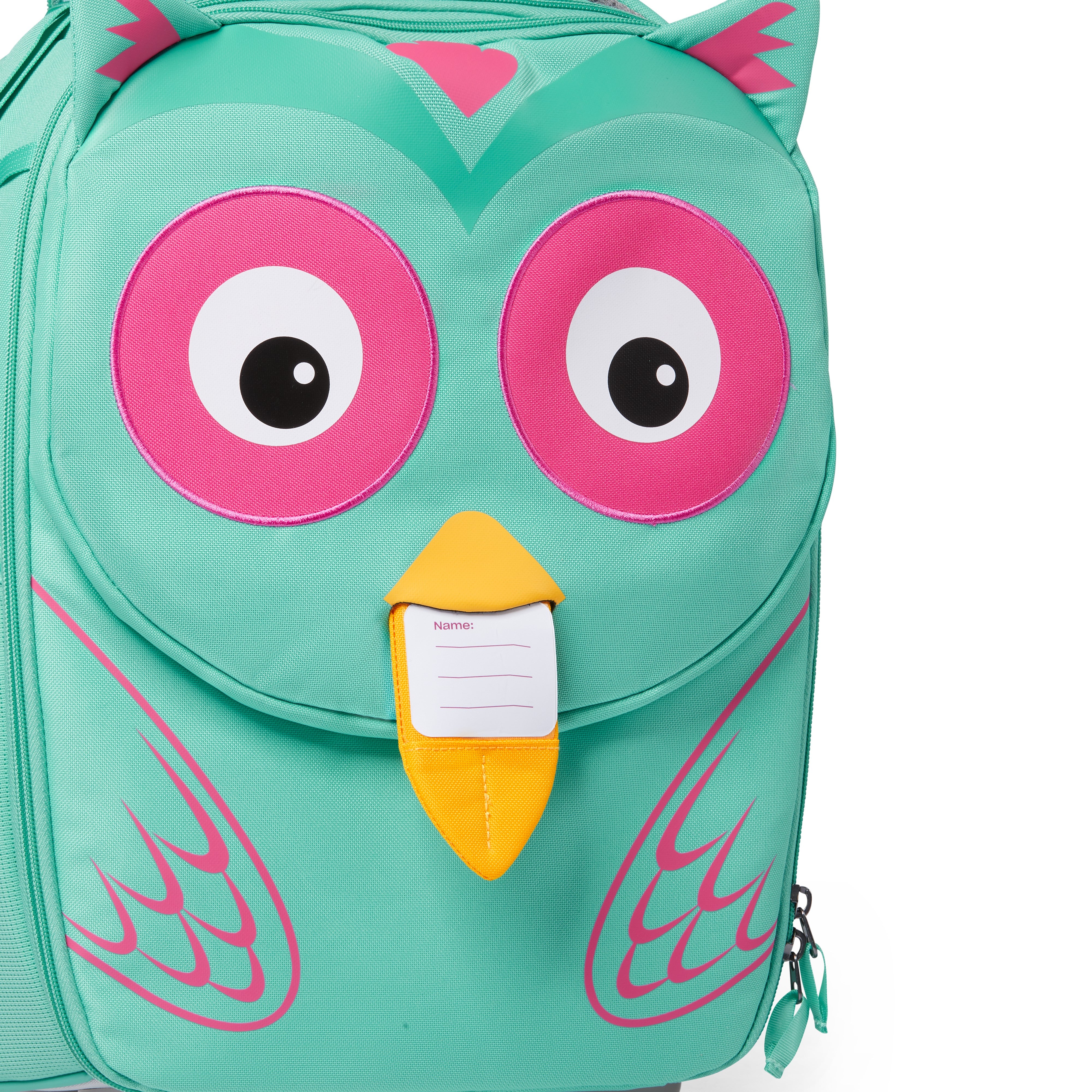 AFFENZAHN trolley kids in tessuto Verde acqua TROLLEY.GUFO