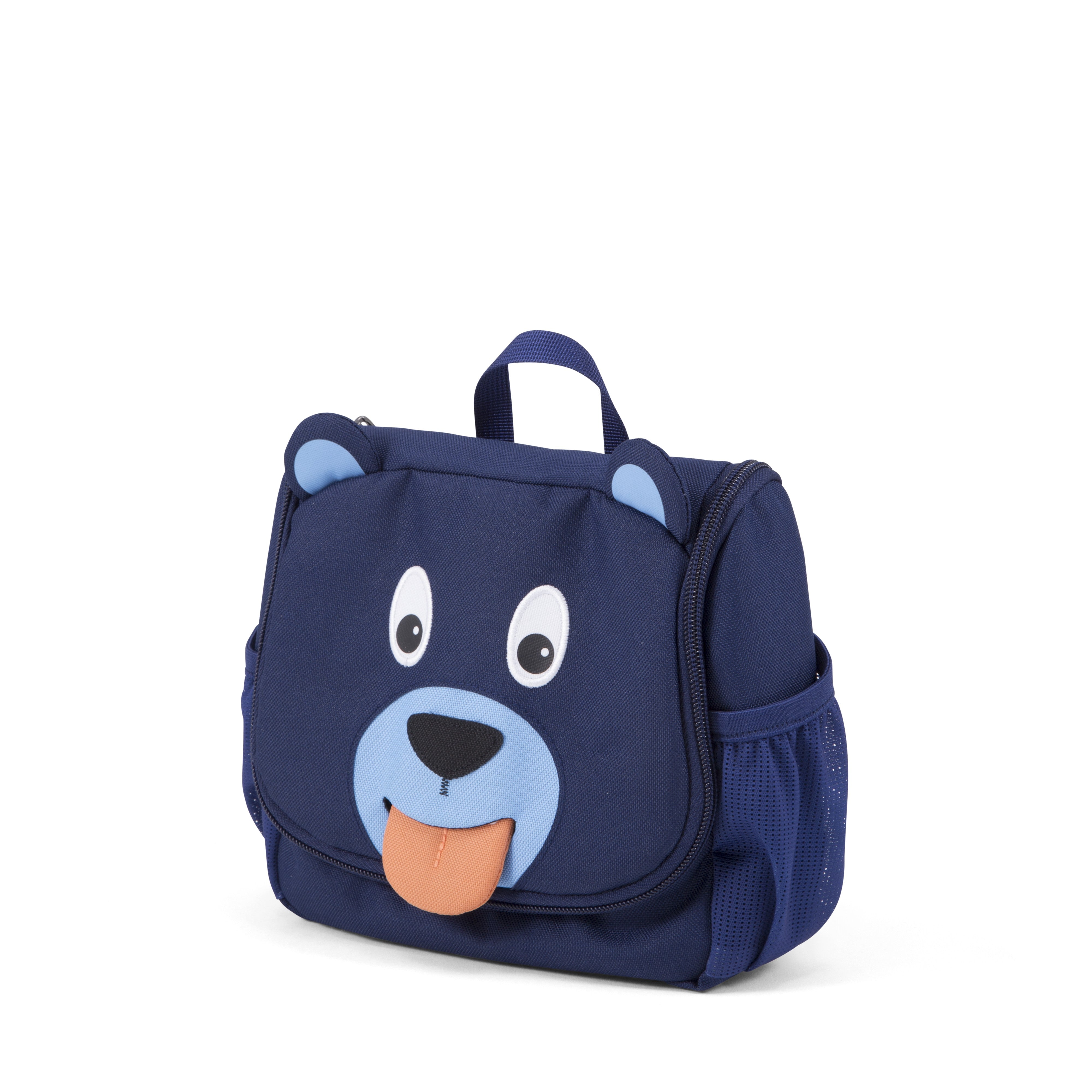 Affenzahn beauty kids in tessuto Blu BEAUTY CASE.ORSO