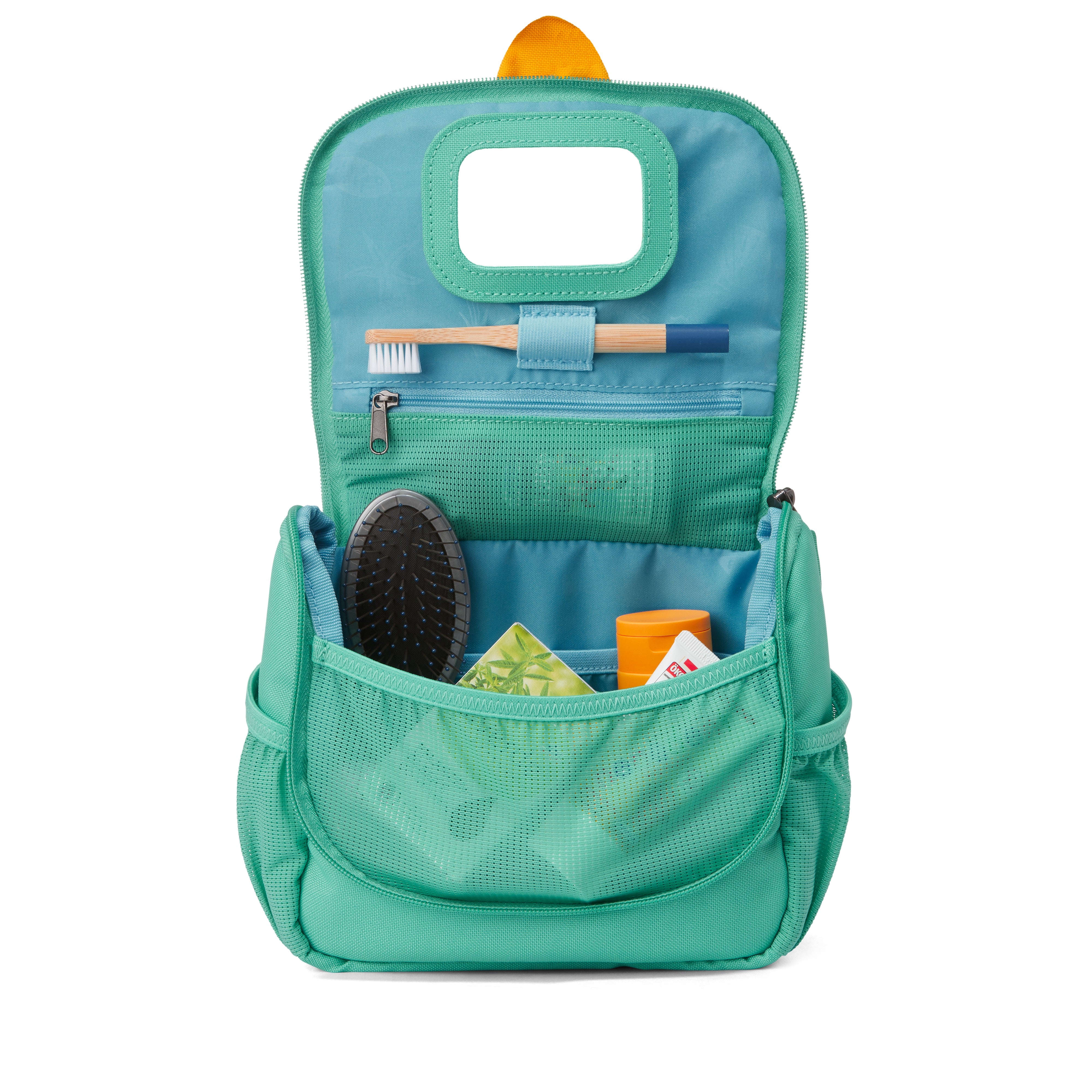 Affenzahn beauty kids in tessuto Verde acqua BEAUTY CASE.GUFO