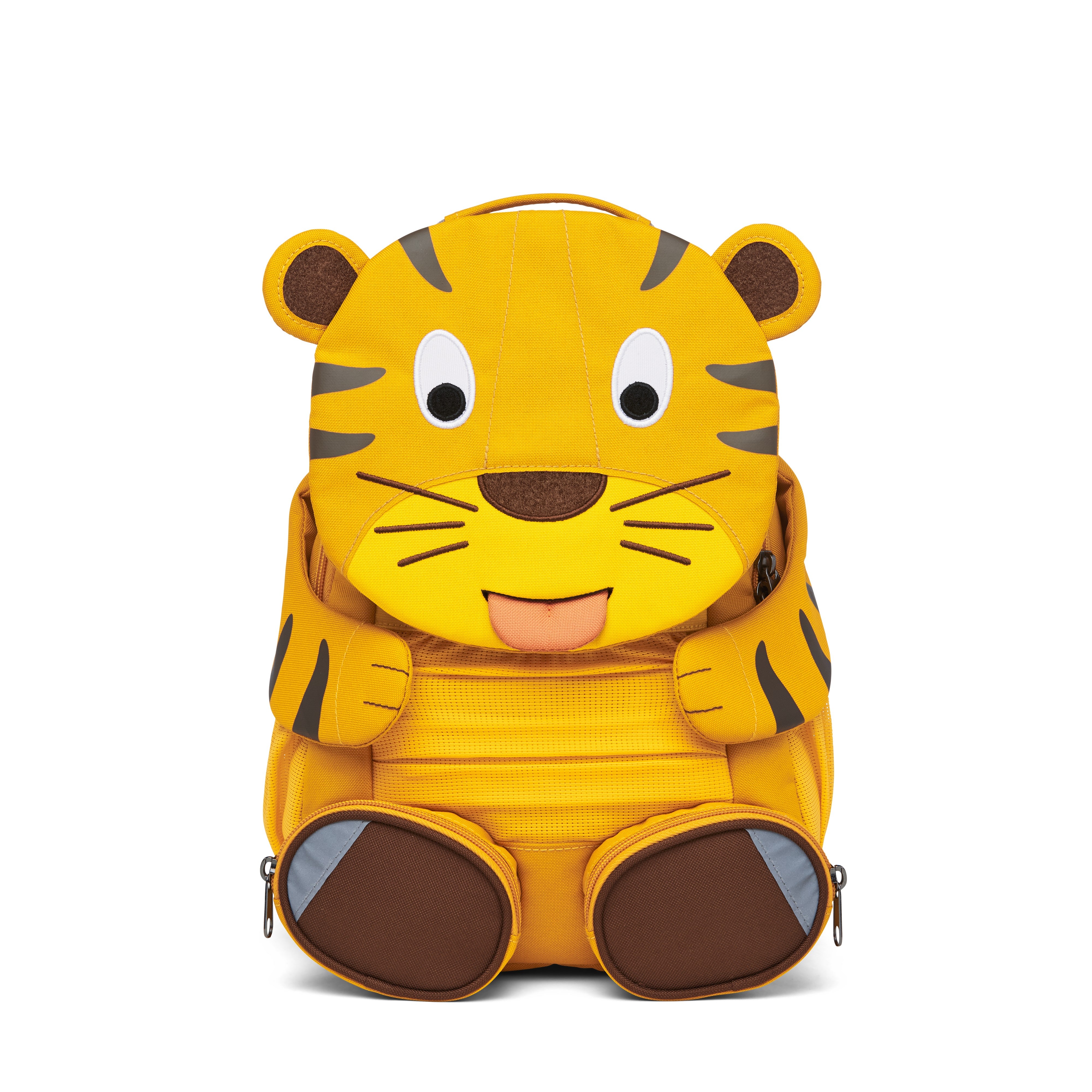 Affenzahn zainetto kids in tessuto Giallo GRANDE AMICO.TIGRE